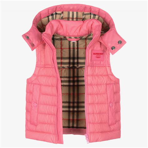 pink burberry baby coat|burberry outfit baby girl.